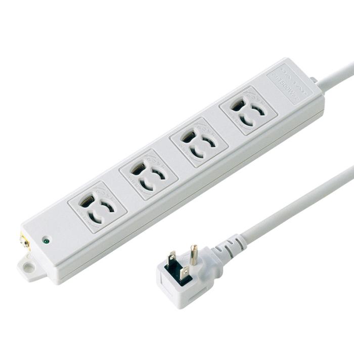 TAP-KE4L-5 工事物件タップ (3P・4個口・5m)