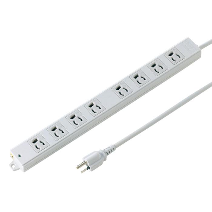 TAP-KE8-3 工事物件タップ (3P・8個口・3m)