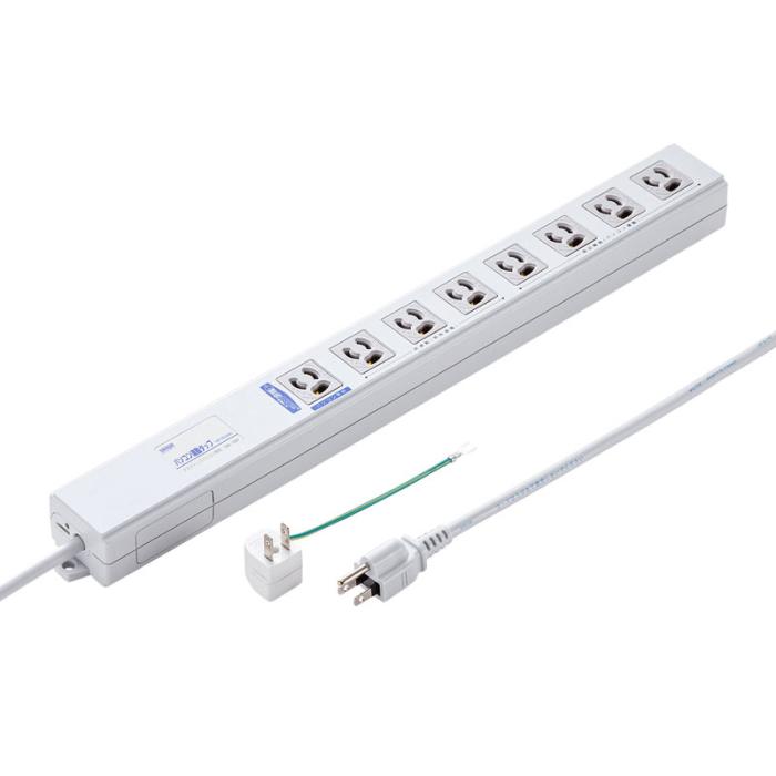 TAP-RE4MN パソコン連動タップ (3P・8個口・2m)