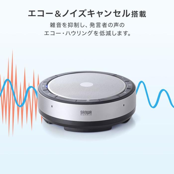 MM-BTMSP6 会議スピーカーフォン (Bluetooth/USB対応) 商品画像5：eONE