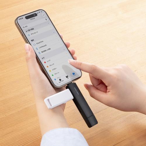ADR-5TCMSD5BK USB Type-C ＆ USB-A両対応 直挿しSD/microSDカードリーダー (USBポート付き) 商品画像24：eONE