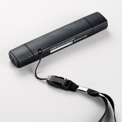 ADR-5TCMSD5BK USB Type-C ＆ USB-A両対応 直挿しSD/microSDカードリーダー (USBポート付き) 商品画像28：eONE