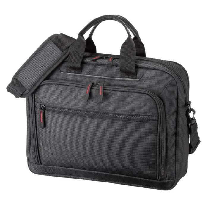 BAG-W3BK (ブラック) マチ拡張PCバッグ (14インチワイド)