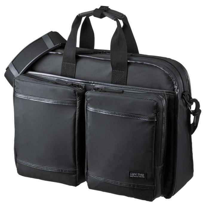 BAG-LW9BK (ブラック) 超撥水・軽量PCバッグ (15.6インチワイド・シングル)