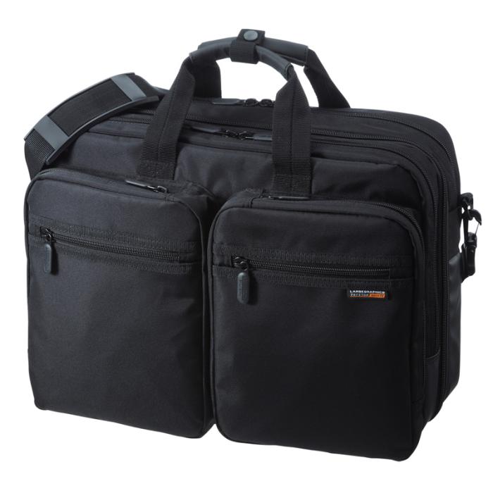 BAG-3WAY21BK 3WAYビジネスバッグ (15.6インチワイド・ブラック・出張用)