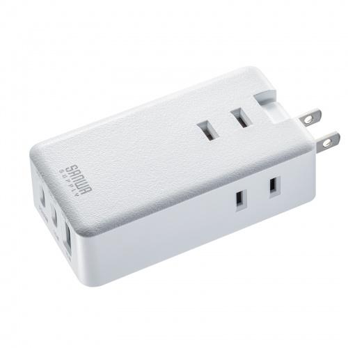 TAP-MC2A1AC3W (ホワイト) モバイルタップ (AC×3個口＋Type-C×2・USB-A×1･･･