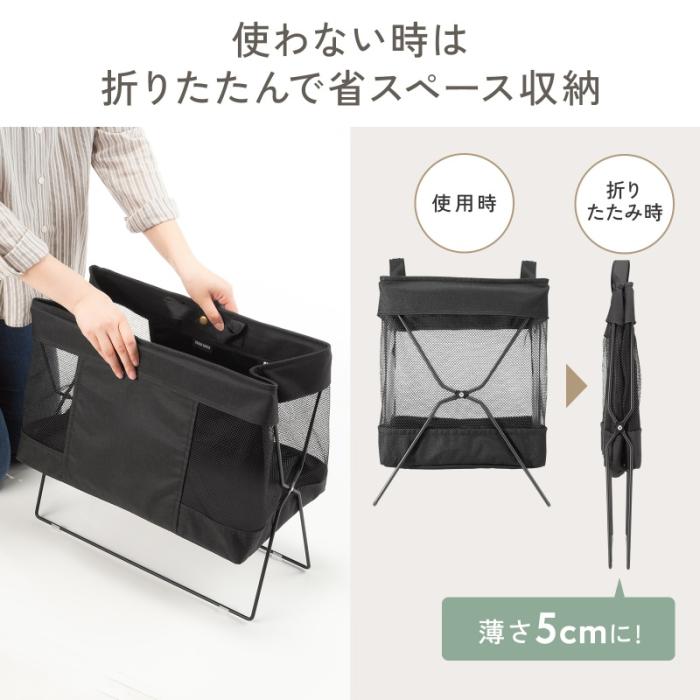CB-BOXTW2BK 折りたたみ式手荷物収納 (角型) 商品画像5：eONE