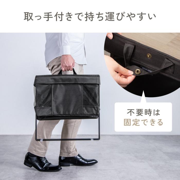 CB-BOXTW2BK 折りたたみ式手荷物収納 (角型) 商品画像10：eONE