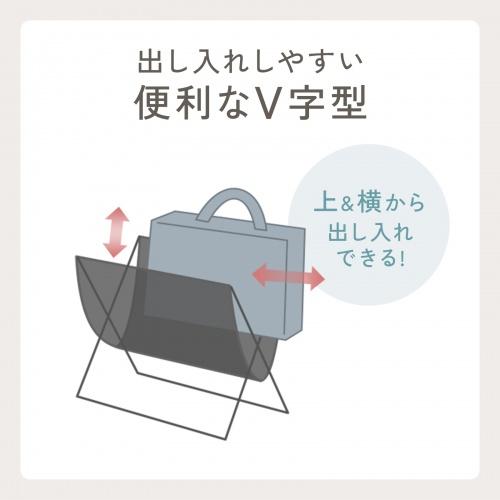 CB-BOXTW3BK 折りたたみ式手荷物収納 (V型) 商品画像3：eONE