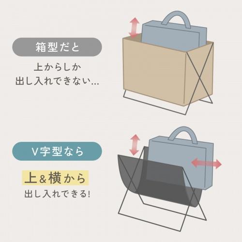 CB-BOXTW3BK 折りたたみ式手荷物収納 (V型) 商品画像8：eONE