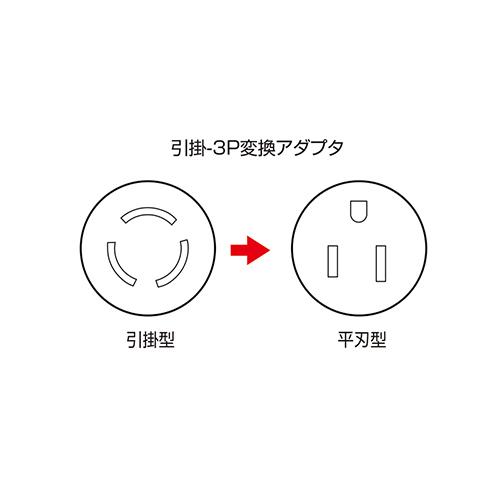 TAP-AD6N 引掛→3P変換アダプタ 商品画像4：eONE