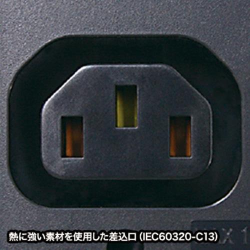 TAP-SV2208 19インチサーバーラック用コンセント (200V・20A・IEC C13・8個口・3m) 商品画像8：eONE