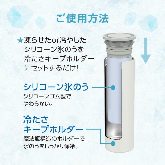 【在庫あり】ABB-16-A (ブルー) ミニアイスパック シリコーン氷のうタイプ【暑さ 熱中症 猛暑 対策】 商品画像9：eONE