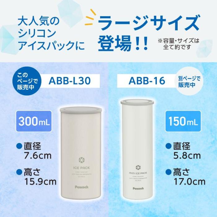 【在庫あり】ABB-L30-HA (ブルーグレイ) アイスパック シリコーン氷のうタイプ【暑さ 熱中症 猛暑 対策】 商品画像3：eONE