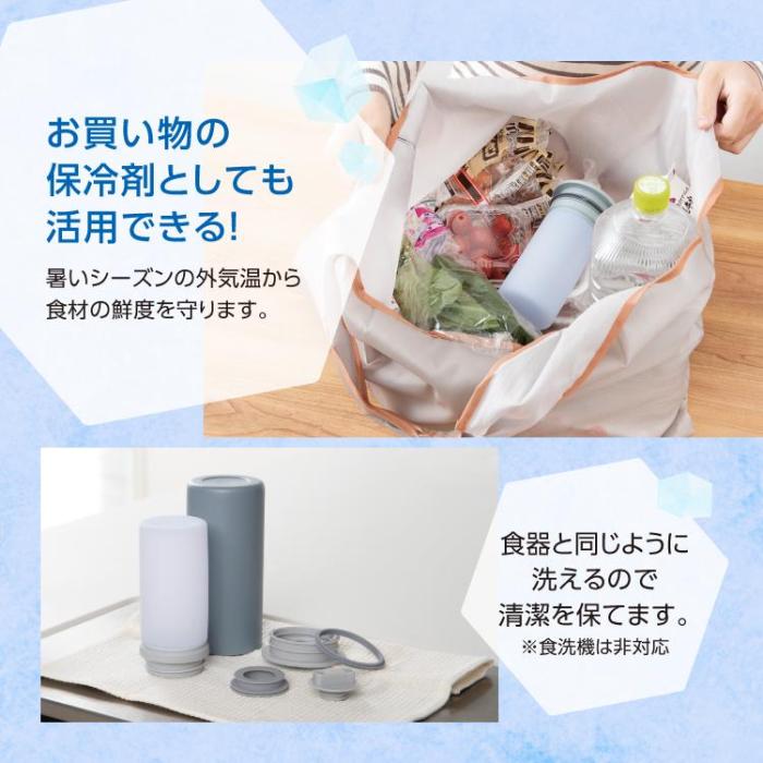 【在庫あり】ABB-L30-HA (ブルーグレイ) アイスパック シリコーン氷のうタイプ【暑さ 熱中症 猛暑 対策】 商品画像7：eONE