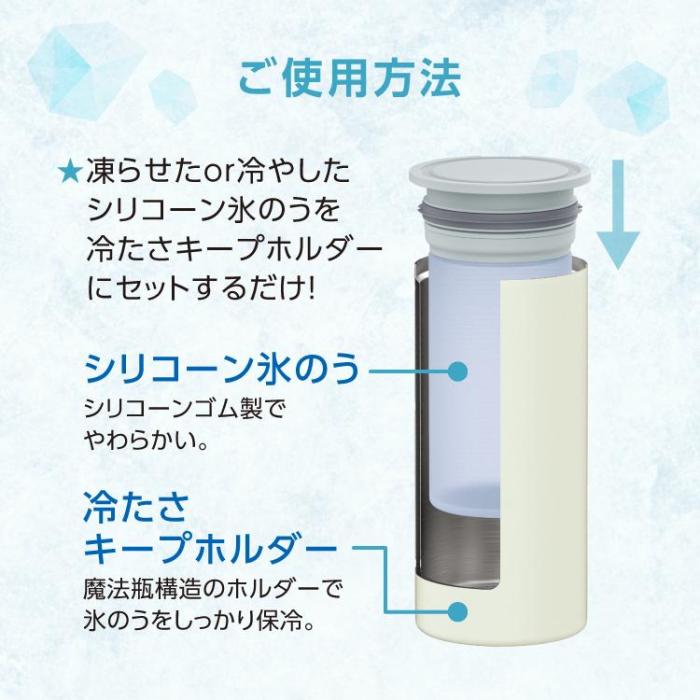 【在庫あり】ABB-L30-HA (ブルーグレイ) アイスパック シリコーン氷のうタイプ【暑さ 熱中症 猛暑 対策】 商品画像10：eONE