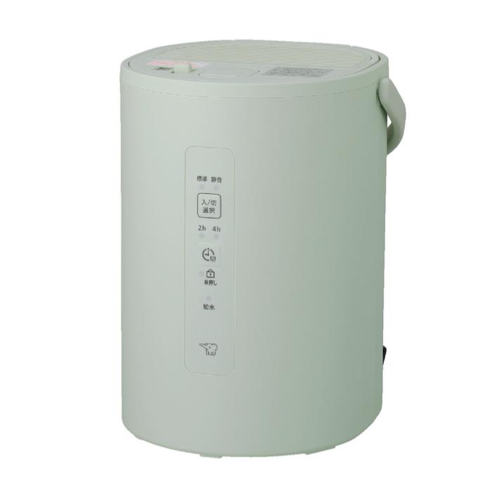 EE-MC20-GM (セージグリーン) スチーム式加湿器 木造3畳/プレハブ6畳まで タンク1.8L 商品画像1：eONE