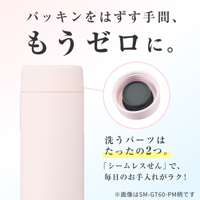 SM-GT60-BM (ミッドナイトブラック) ステンレスマグボトル 食洗器対応 シームレスせん採用 600ml 商品画像2：eONE