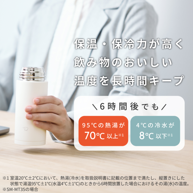 SM-MT35-YM (ルミナスイエロー) ステンレスマグボトル 食洗器対応 シームレスせん採用 350ml 商品画像5：eONE