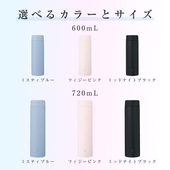 SM-GT72-PM (フィジーピンク) ステンレスマグボトル 食洗器対応 シームレスせん採用 720ml 商品画像8：eONE