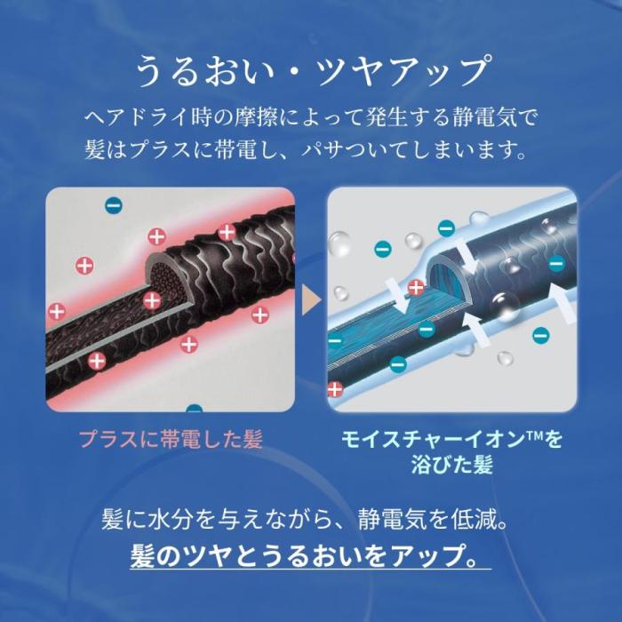 TDX300A-K (ブラック) モイスチャーイオン ヘアドライヤー 商品画像8：eONE