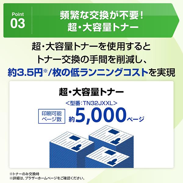 JUSTIO HL-L2400D A4モノクロレーザープリンター （USB/両面印刷） 商品画像5：eONE