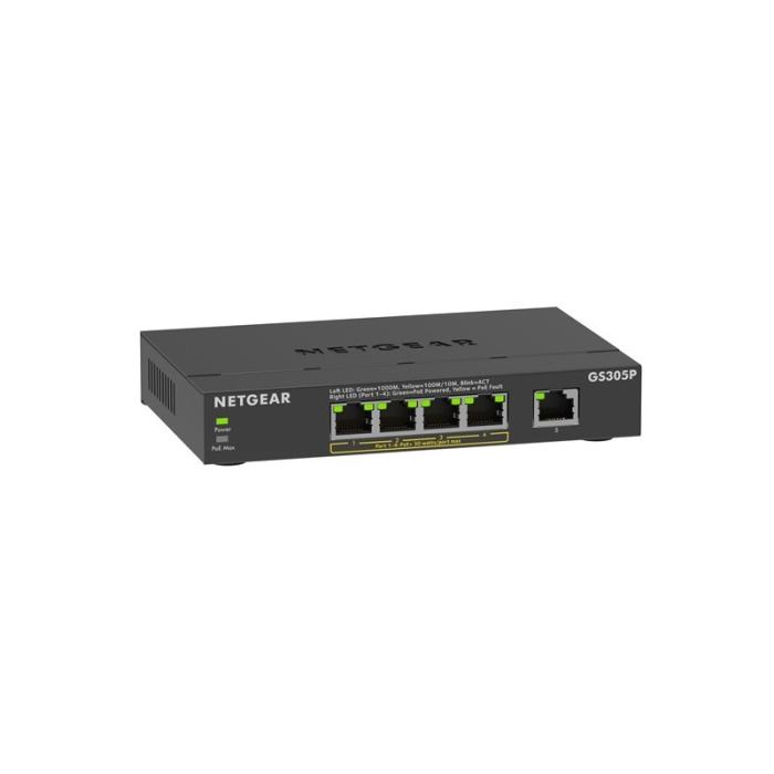 『GS305P-300JPS』NETGEAR スイッチングハブ アンマネージ ギガビット 5ポー･･･