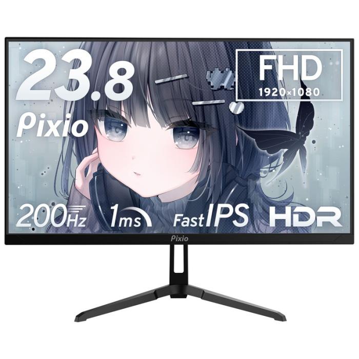『PX248WAVE-O』Pixio PX248 Wave Black 23.8型 ゲーミングモニター ブラック･･･