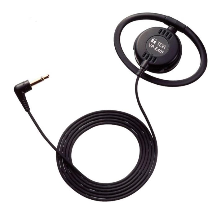 『YP-E401』 TOA 耳掛型イヤホン 3.5mm ブラック