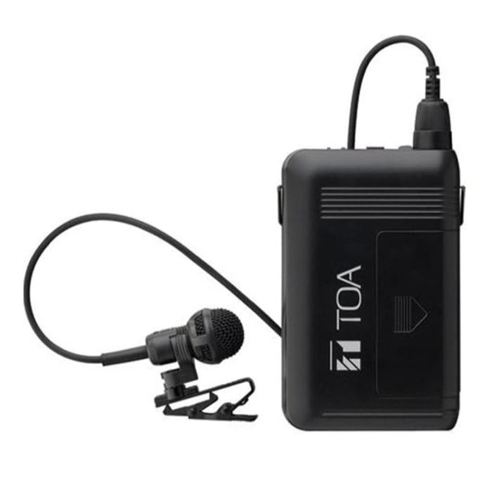 『WM-1320』 TOA ワイヤレスマイク タイピン型 800MHz ブラック