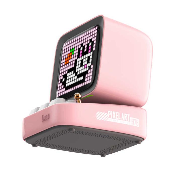 『90100058207』Divoom Ditoo Pro Bluetooth スピーカー ピンク ディブーム レトロ ピクセル アート ドット絵 商品画像5：e-Sports Cafe ZERO