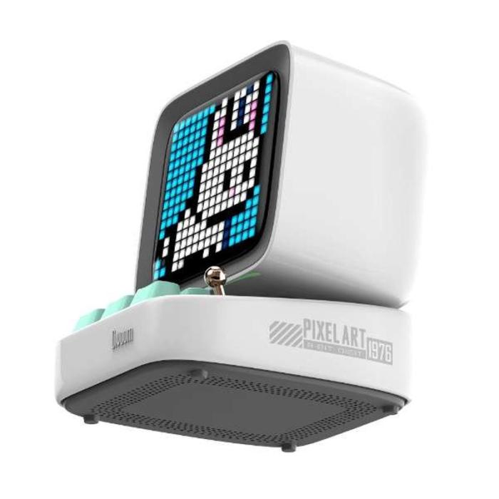 『90100058209』Divoom Ditoo Pro Bluetooth スピーカー ホワイト ディブーム レトロ ピクセル アート ドット絵 商品画像5：e-Sports Cafe ZERO