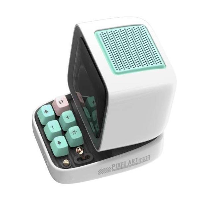 『90100058209』Divoom Ditoo Pro Bluetooth スピーカー ホワイト ディブーム レトロ ピクセル アート ドット絵 商品画像6：e-Sports Cafe ZERO