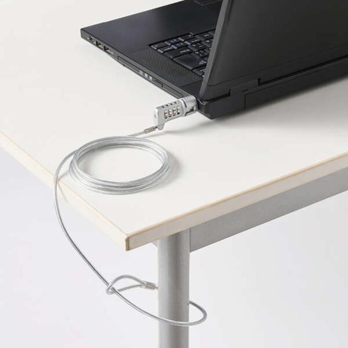 『ESL-37』ELECOM セキュリティロック セキュリティワイヤー ダイヤル錠 4桁 1.7m 商品画像2：e-Sports Cafe ZERO