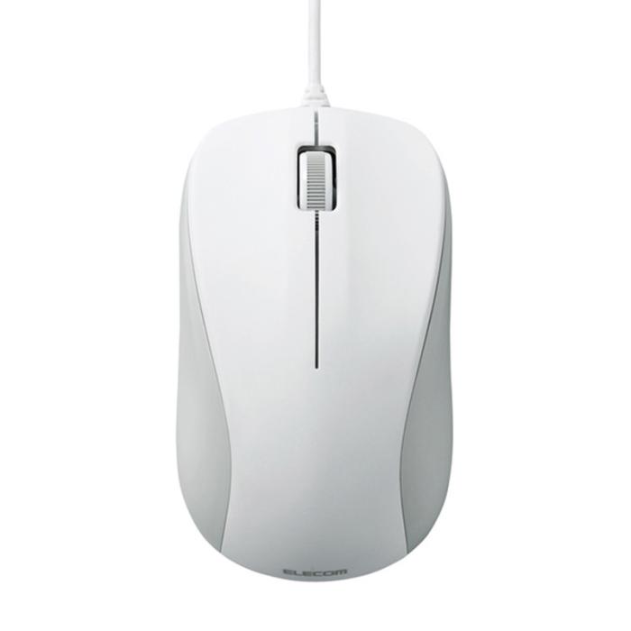 『M-K6URWH/RS』ELECOM USB光学式マウス Mサイズ ホワイト 商品画像2：e-Sports Cafe ZERO