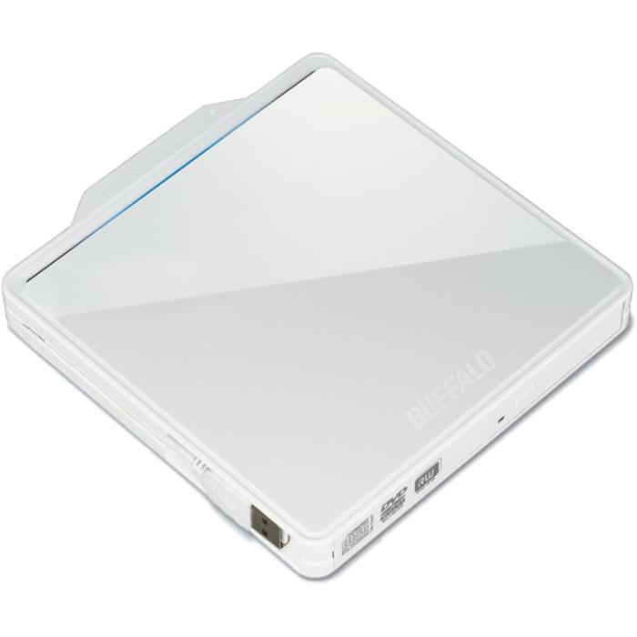 『DVSM-PC58U2V-WHC』 Buffalo ポータブルDVDドライブ バスパワー BOOST ダブル給電 USB2.0 商品画像2：e-Sports Cafe ZERO