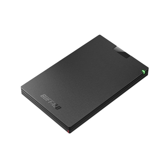『SSD-PG1.0U3-B/NL』BUFFALO 外付けポータブルSSD 1TB USB3.2 Gen1 ブラック 商品画像3：e-Sports Cafe ZERO