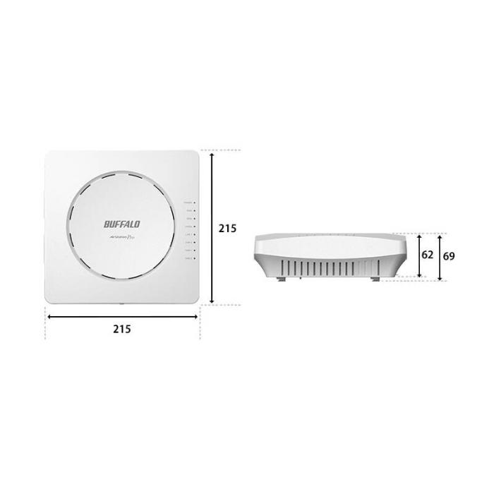『WAPM-AX8R』BUFFALO バッファロー AirStation Pro 無線LANアクセスポイント 管理機能搭載 商品画像9：e-Sports Cafe ZERO