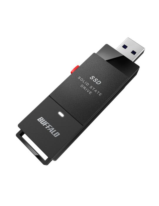 『SSD-PUT500U3BC/D』BUFFALO 外付けポータブルSSD 500GB USB3.2 Gen1 Type-A･･･