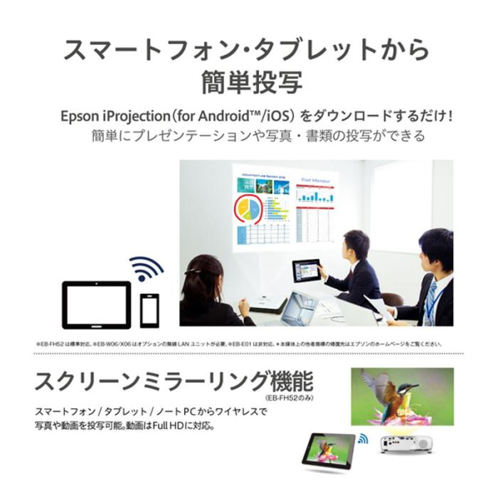 『EB-W06』EPSON エプソン プロジェクター スタンダードモデル ビジネス用 商品画像4：e-Sports Cafe ZERO