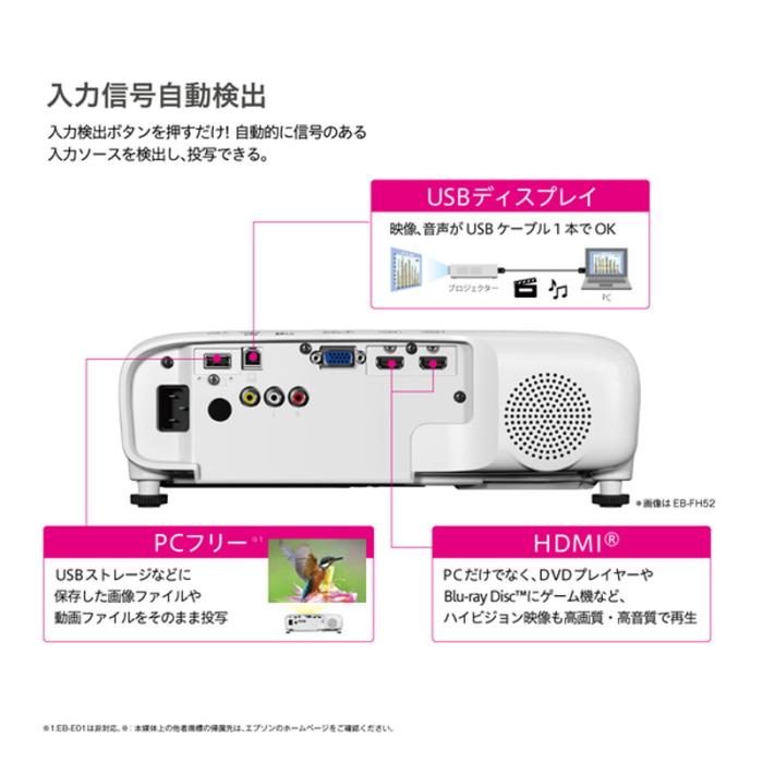 『EB-W06』EPSON エプソン プロジェクター スタンダードモデル ビジネス用 商品画像6：e-Sports Cafe ZERO