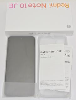 Redmi Note 10 JE XIG02 au XIG02SHA[グラファイトグレー]ロック解除済 