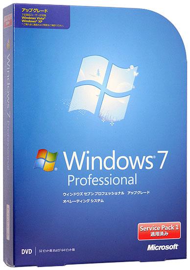 Windows 7 Professional　アップグレード版 SP1 商品画像1：オンラインショップ　エクセラー