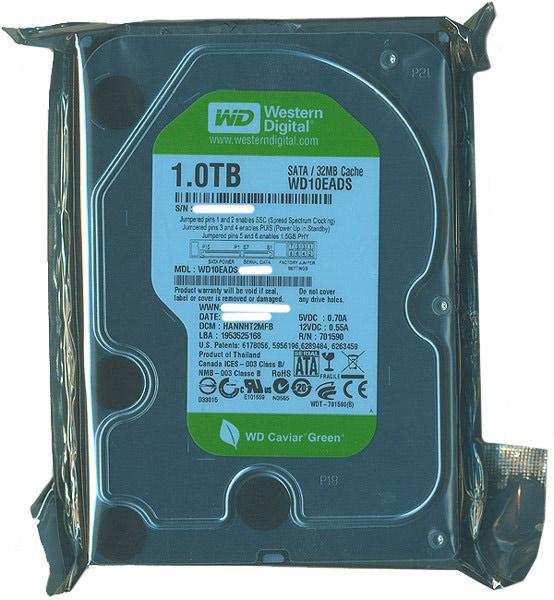 Western Digital製HDD　WD10EADS　1TB SATA300 商品画像1：オンラインショップ　エクセラー