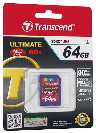 Transcend　SDHCカード　TS64GSDXC10U1　64GB/CLASS10