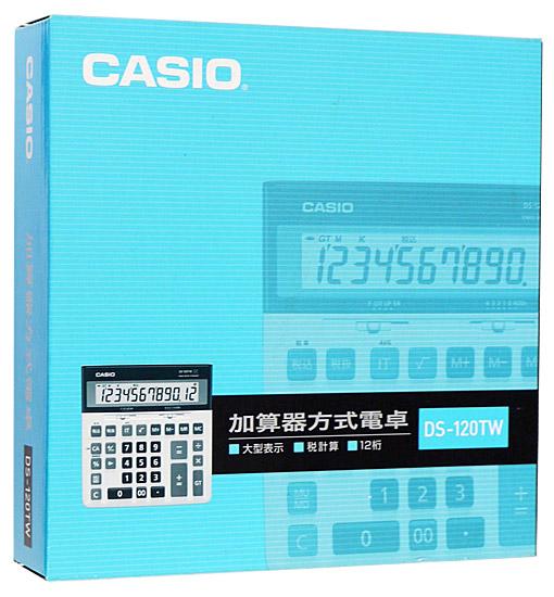 CASIO製 デスク型電卓 DS-120TW