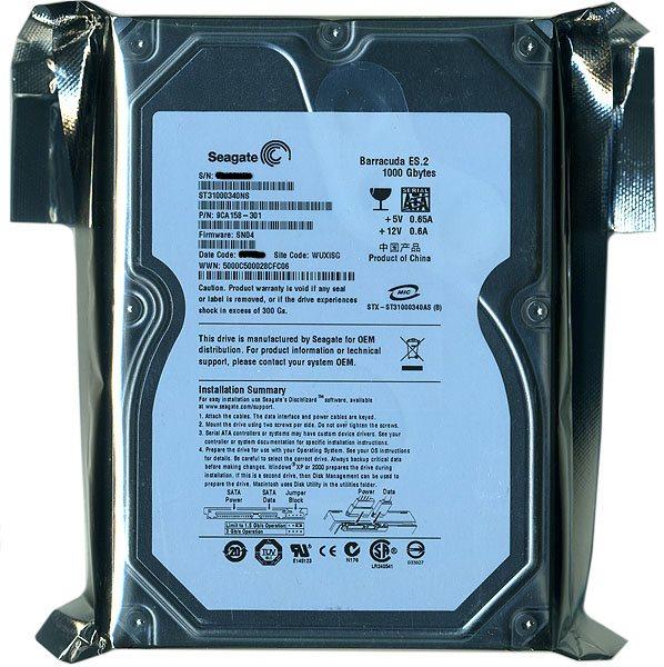 SEAGATE製HDD　ST31000340NS　1TB SATA300 7200