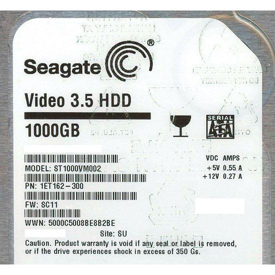 SEAGATE製HDD　ST1000VM002　1TB SATA300 5900