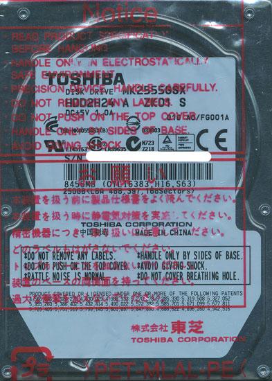 TOSHIBA(東芝) ノート用HDD 2.5inch　MK2555GSX　250GB