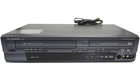 地デジチューナー内蔵ビデオ一体型DVDレコーダ　DXR160V